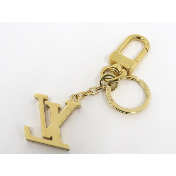 中古】LOUIS VUITTON ポルト クレ LV ギヨーシュ キーリング