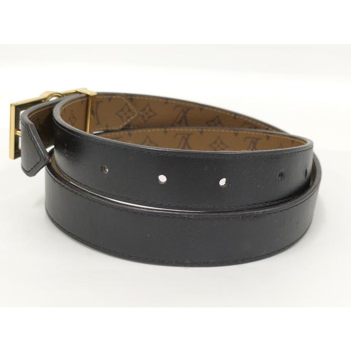 LOUIS VUITTON レザー ベルト M0203 80cm ブラウン