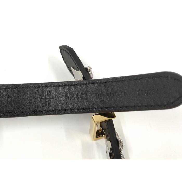 LOUIS VUITTON ベルト プレシャス16MM レザー ブラック M8442U LOUIS VUITTON ベルト プレシャス16MM レザー ブラック M8442U