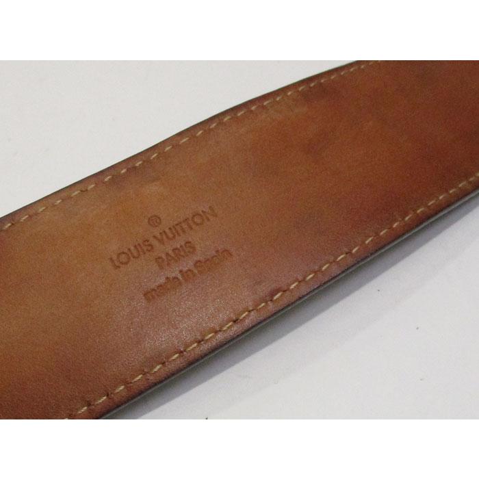 【中古】LOUIS VUITTON サンチュール LV イニシャル 40MM モノグラム ロゴバックル ベルト M9608 : JJ ...