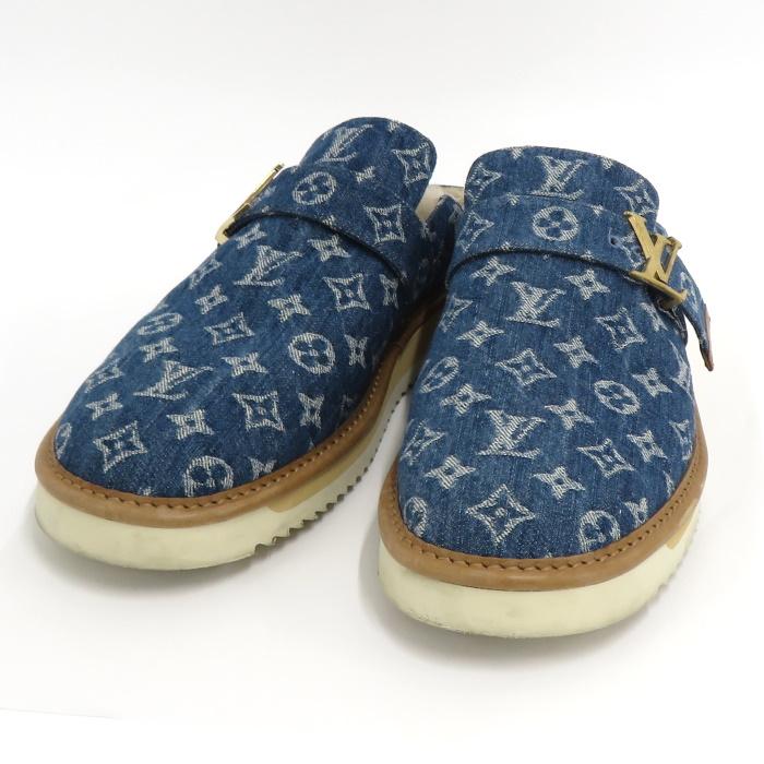 LOUIS VUITTON 【中古】LOUIS シューズ スリッポン LVコージー