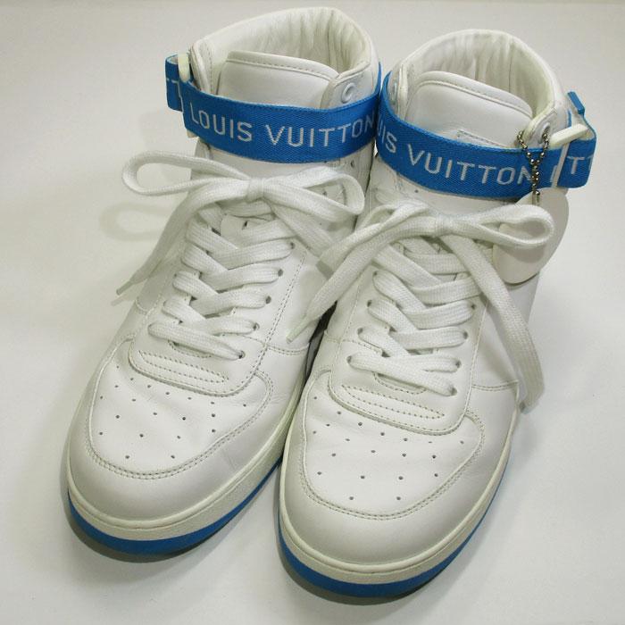 LOUIS VUITTON リヴォリライン ハイカット スニーカー ブルー 楽天市場】LOUIS VUITTON ルイヴィトン リヴォリ・ライン スニーカー