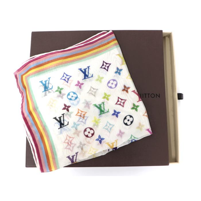 LOUIS VUITTON 【中古】LOUIS スカーフ バンダナ モノグラム