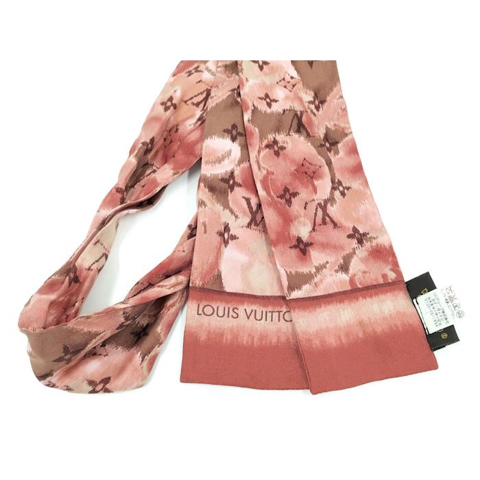 LOUIS VUITTON 【中古】LOUIS バンドー スカーフ イカット