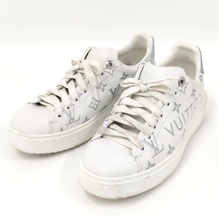 LOUIS VUITTON スニーカー タイムアウト ライン モノグラム ホワイト 
