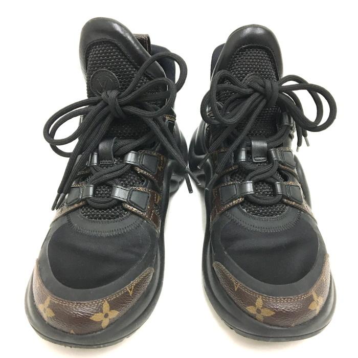 LOUIS VUITTON 【中古】LOUIS LVアークライト ライン スニーカー 