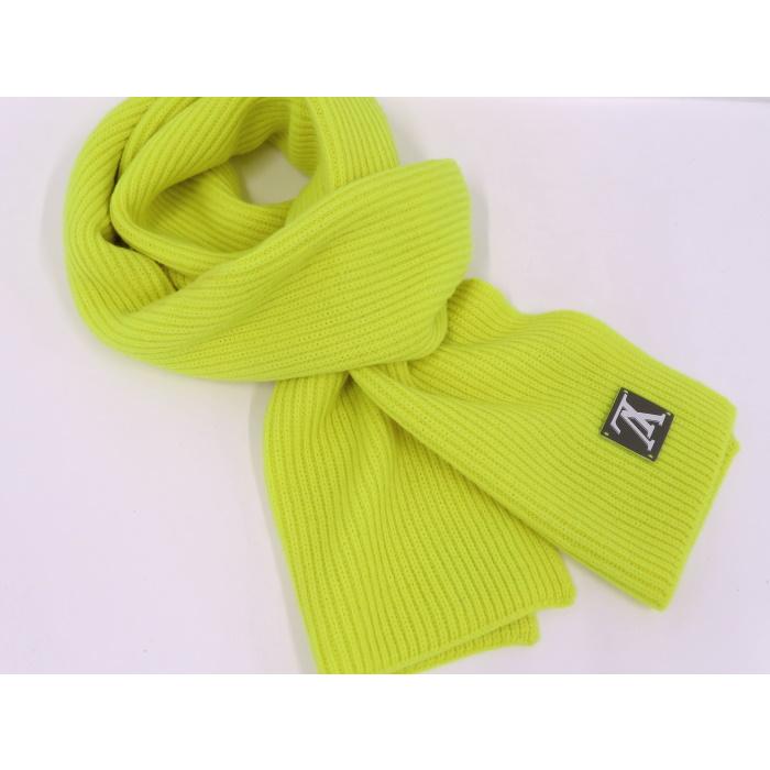 LOUIS VUITTON 【中古】ルイヴィトン マフラー エシャルプ LV アップ  