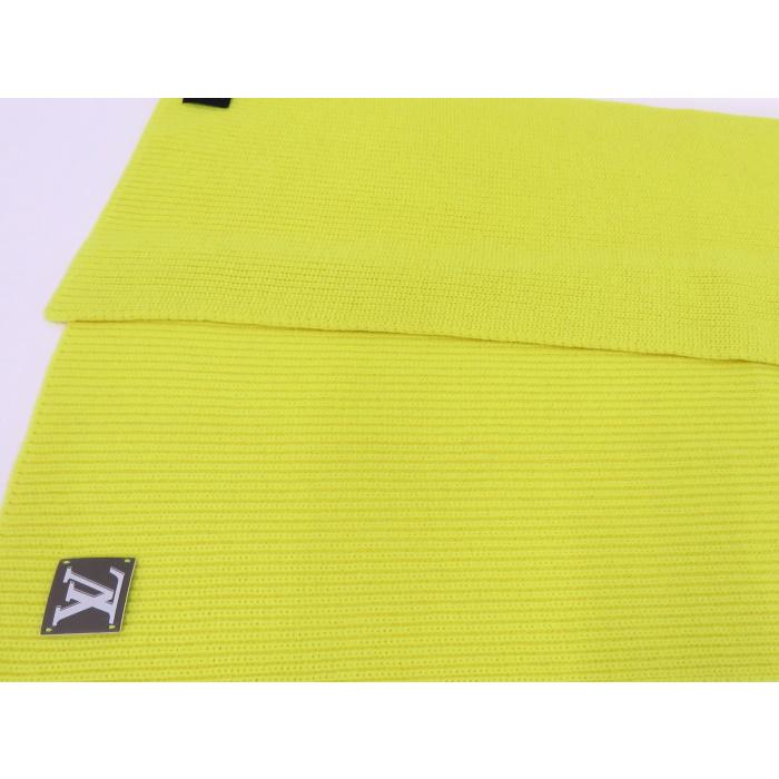 LOUIS VUITTON 【中古】ルイヴィトン マフラー エシャルプ LV アップ  