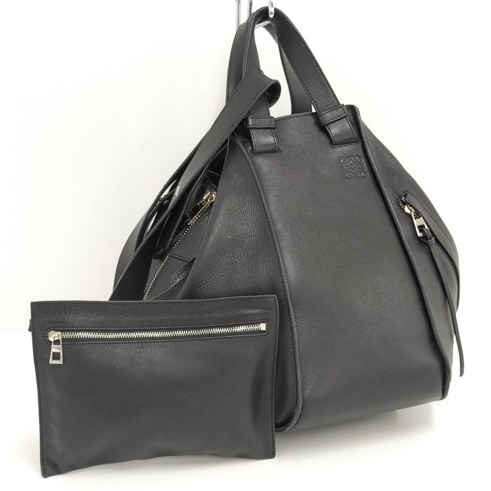 LOEWE 【中古】LOEWE ミディアム ハンモック ハンドバッグ ポーチ付き  