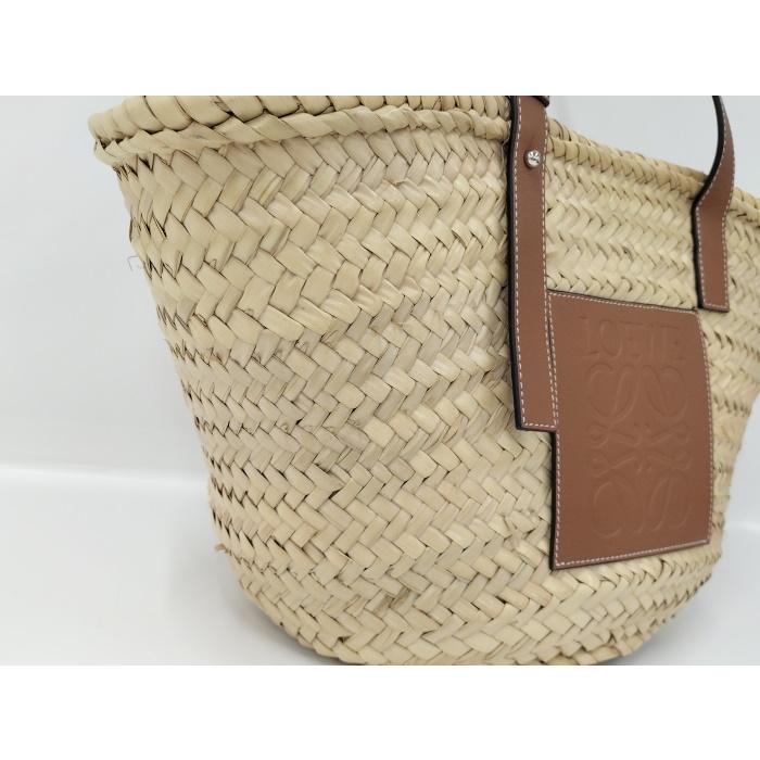 LOEWE 【中古】LOEWE バスケットバッグ ラージ トート カゴバッグ  