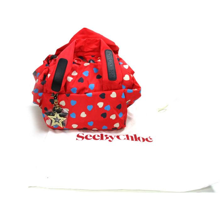SEE BY CHLOE 【中古】シーバイクロエ トートバッグ ジョイライダー 