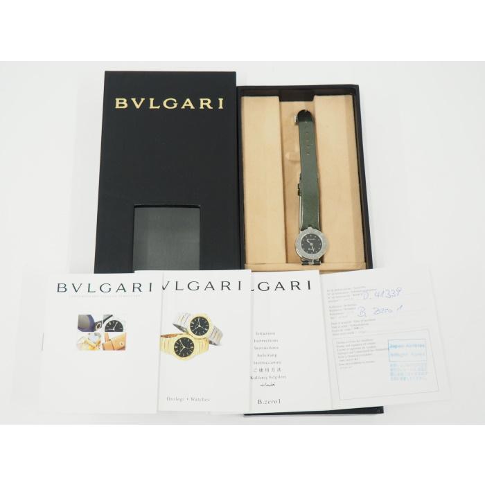 【中古】BVLGARI B-ZERO1 レディース 腕時計 SS レザー クオーツ ブラック文字盤 BZ22S｜jjcollection2008｜10