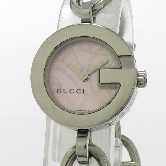 GUCCI 【中古】GUCCI ブレスウォッチ Gチャーム レディース
