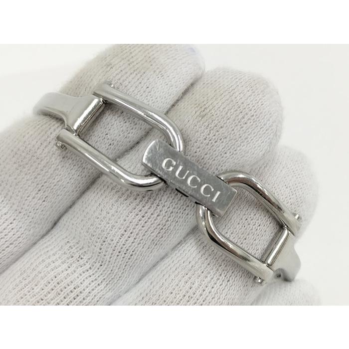 GUCCI レディース腕時計 バングルウォッチ クオーツ SS ブラック GUCCI レディース腕時計 バングルウォッチ クオーツ SS ブラック