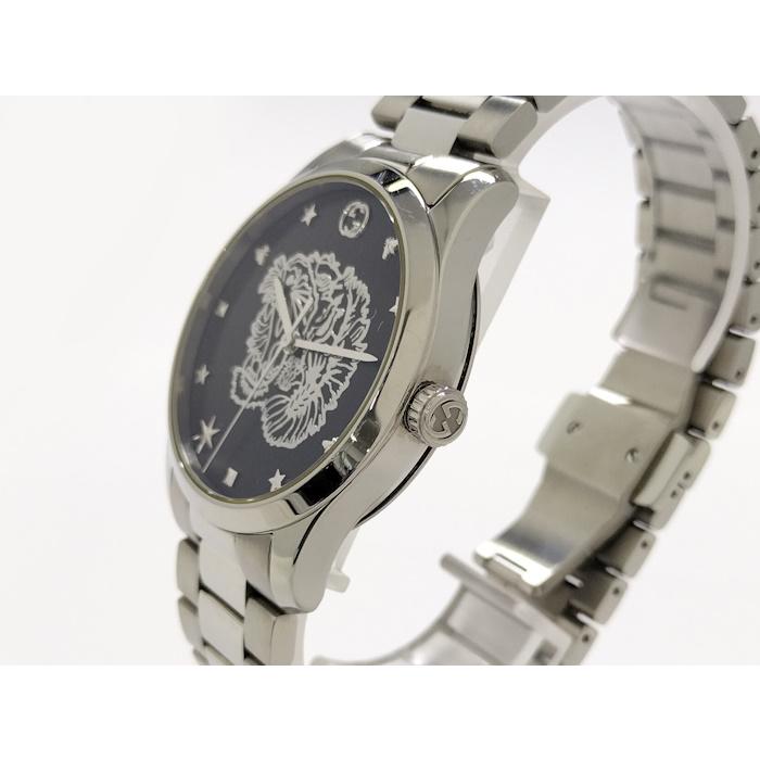 LIEN11様　 グッチ 126.4 ブラック クオーツ メンズ 腕時計　可動品 GUCCI Gタイムレス メンズ 腕時計 クオーツ SS ブラック文字盤