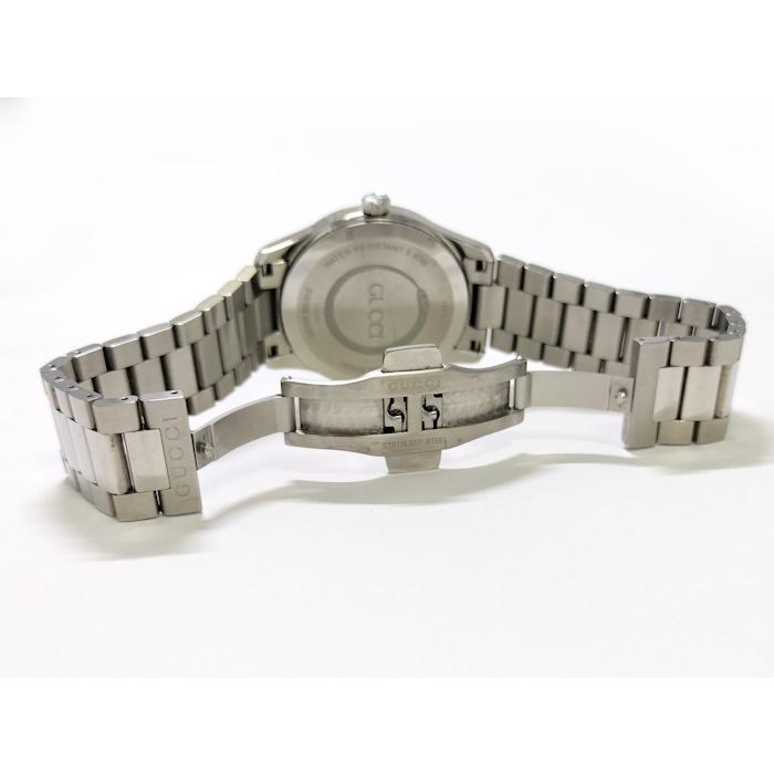 LIEN11様　 グッチ 126.4 ブラック クオーツ メンズ 腕時計　可動品 GUCCI Gタイムレス メンズ 腕時計 クオーツ SS ブラック文字盤