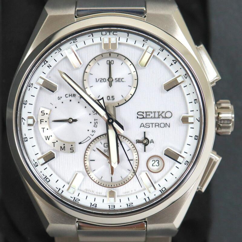 SEIKO セイコー アストロン 腕時計 ソーラー電波 チタニウム SBXC159 