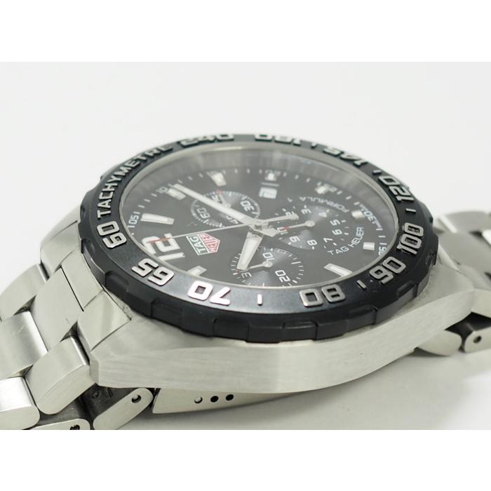 【中古】TAG HEUER フォーミュラ1 メンズ 腕時計 クロノ クオーツ SS ブラック文字盤 CAZ1010｜jjcollection2008｜08