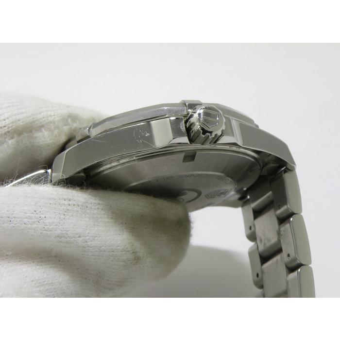 【中古】TAG HEUER メンズ 腕時計 アクアレーサー クオーツ SS アイボリー文字盤 WAY111｜jjcollection2008｜08