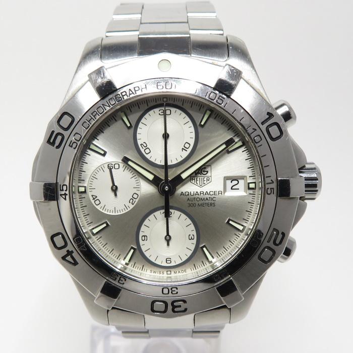 中古】TAG Heuer アクアレーサー クロノグラフ デイト 自動巻き SS 