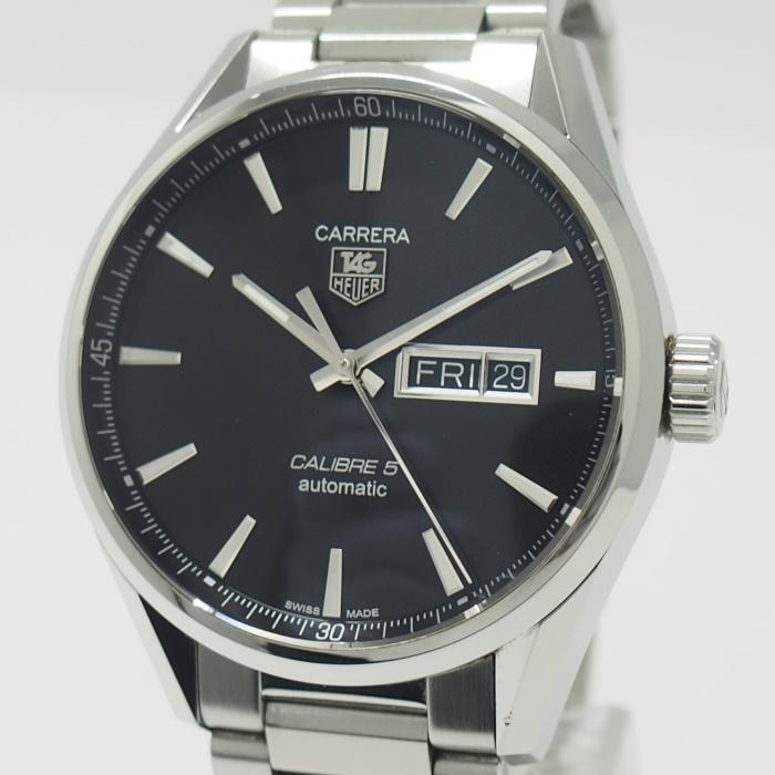 TAG HEUER Heuer カレラ 自動巻き SS ブラック文字盤 WAR201A TAG HEUER Heuer カレラ 自動巻き SS ブラック文字盤 WAR201A