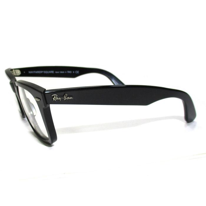 【中古】RayBan WAYFARER ウェイファーラー メガネフレーム 伊達メガネ 眼鏡 プラスチック ブラック RB5194｜jjcollection2008｜02