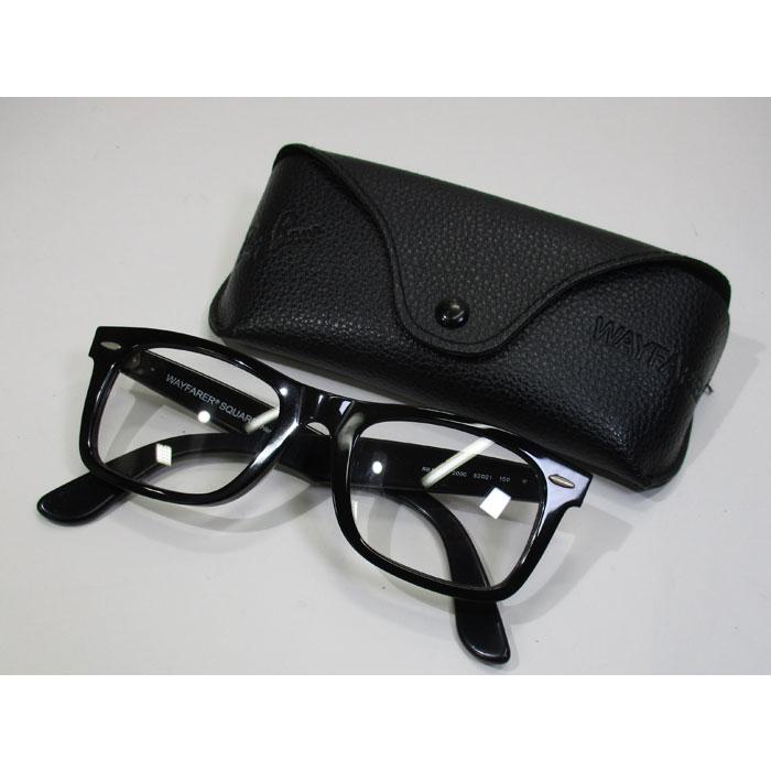 【中古】RayBan WAYFARER ウェイファーラー メガネフレーム 伊達メガネ 眼鏡 プラスチック ブラック RB5194｜jjcollection2008｜09