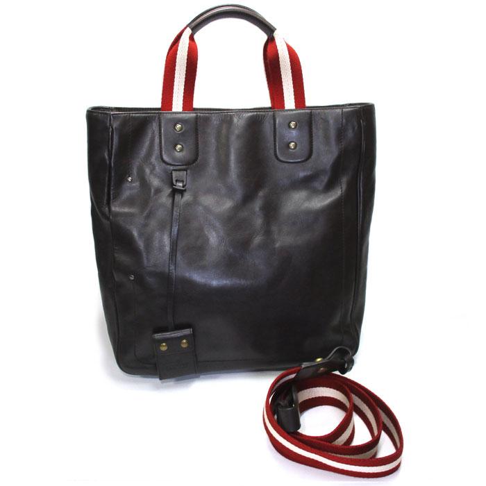 Bally 【中古】BALLY 2WAY トートバッグ ショルダーバッグ