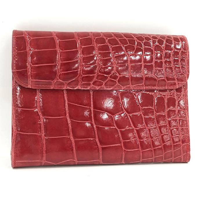 KWANPEN CARD CASE【中古】 □極上□本物□極美品□ クロコダイル  