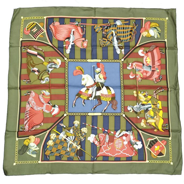 HERMES（エルメス） スカーフ カレ90 羽飾りの激突 CHOCS EN PLUMES