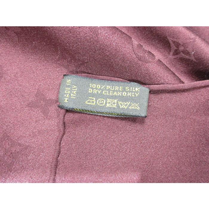 LOUIS VUITTON 【中古】LOUIS カレ モナコ 大判 スカーフ ロゴ