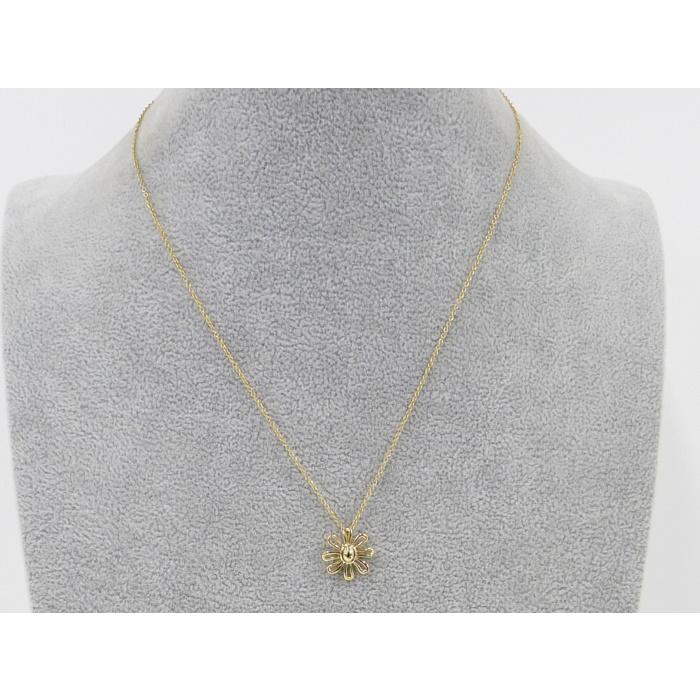 ティファニー デイジーネックレス 750YG K18 TIFFANY&Co. Tiffany＆Co. ネックレス デイジーフラワー 750YG