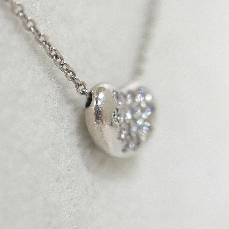 【TIFFANY&co.】　ティファニー　Pt950×ダイヤモンド　ビーン・ダイヤネックレス　 TIFFANY&Co. ティファニー ビーン・ダイヤネックレス Pt950