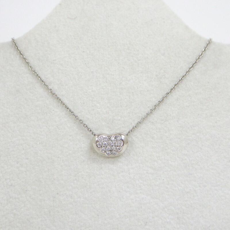 TIFFANY&Co. ティファニー ビーン・ダイヤネックレス Pt950 