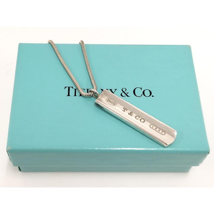 TIFFANY＆Co ティファニー 1837 ナローバー SV925 ネックレス 美品 TIFFANY＆Co ティファニー 1837 ナローバー ネックレス