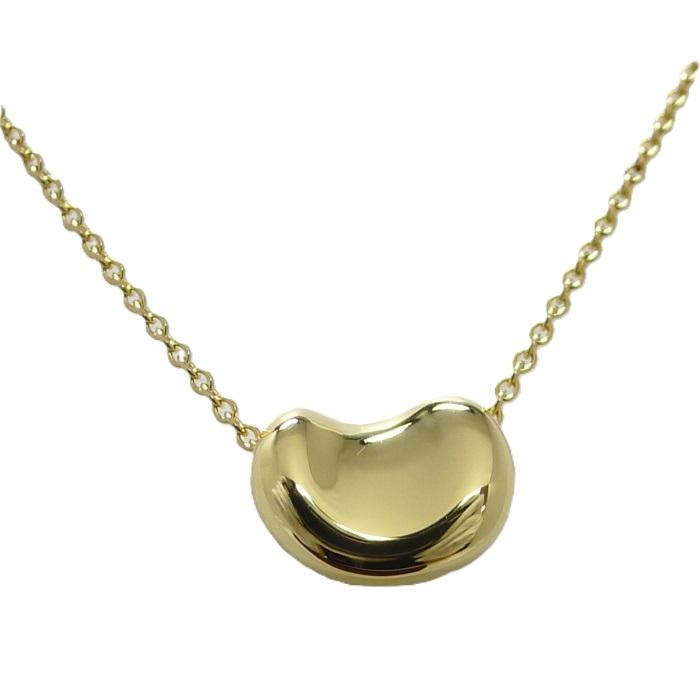 TIFFANY&Co. Tiffany＆Co. ネックレス ビーン 750YG K18YG イエロー  