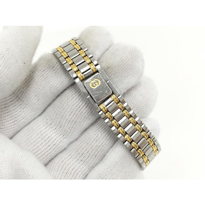 稼働　GUCCI 時計　コンビ　レディース　9000L ゴールド文字盤デイト 楽天市場】【ウォッチ】GUCCI グッチ デイト ゴールド文字盤