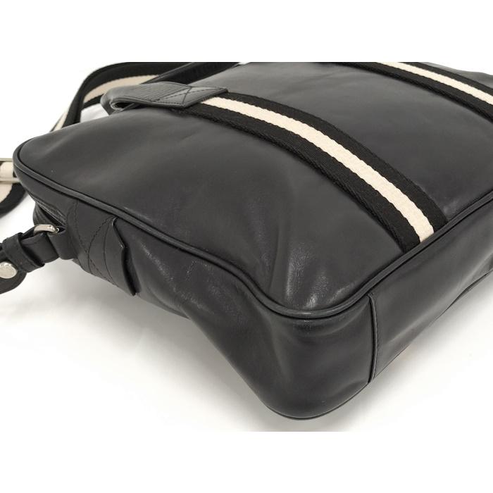 BALLY 2WAYハンドバッグ レザー ブラック 美品✨BALLY・2way 