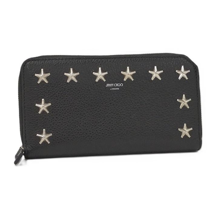 ジミーチュウ　長財布 JIMMY CHOO（ジミーチュウ） 財布 長財布 ラウンドファスナー レザー