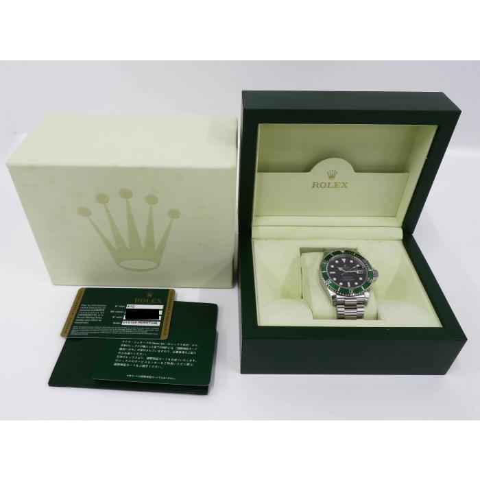 【中古】ROLEX サブマリーナ グリーンベゼル 自動巻き SS ブラック文字盤 V番 16610LV｜jjcollection2008｜10