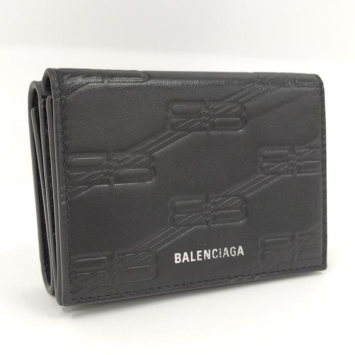 BALENCIAGA 三つ折り財布 バレンシアガ 三つ折り財布 財布 レディース ペーパー ミニ