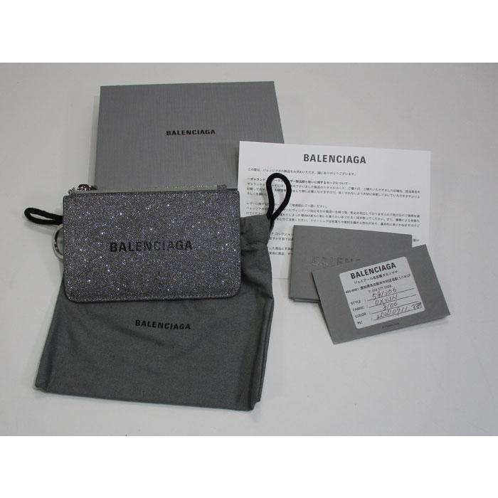 BALENCIAGA キーリング付きコインケース BALENCIAGA 【中古】BALENCIAGA キーリング付き コインケース