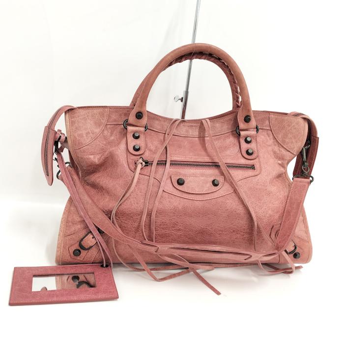 BALENCIAGA 【中古】BALENCIAGA ザシティ 2WAY ハンドバッグ  