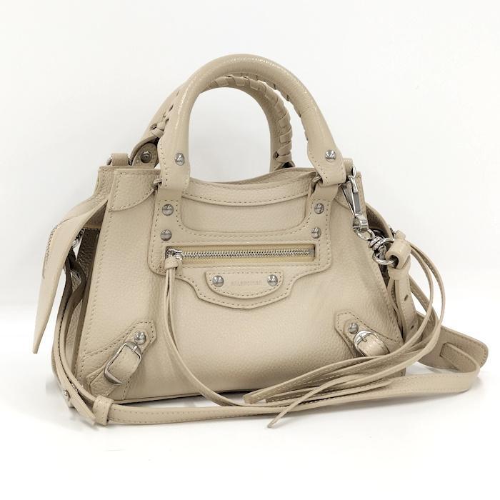 BALENCIAGA ミニ ネオ クラシックシティ 2WAYハンドバッグ レザー