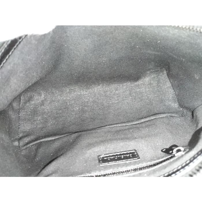 BALENCIAGA ショルダーバッグ クロコ型押し レザー ブラック BALENCIAGA ショルダーバッグ クロコ型押し レザー ブラック