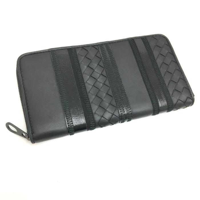 BOTTEGA VENETA ボッテガヴェネタ　イントレチャート　長財布　黒 BOTTEGA VENETA ボッテガヴェネタ 長財布 メンズ イントレ