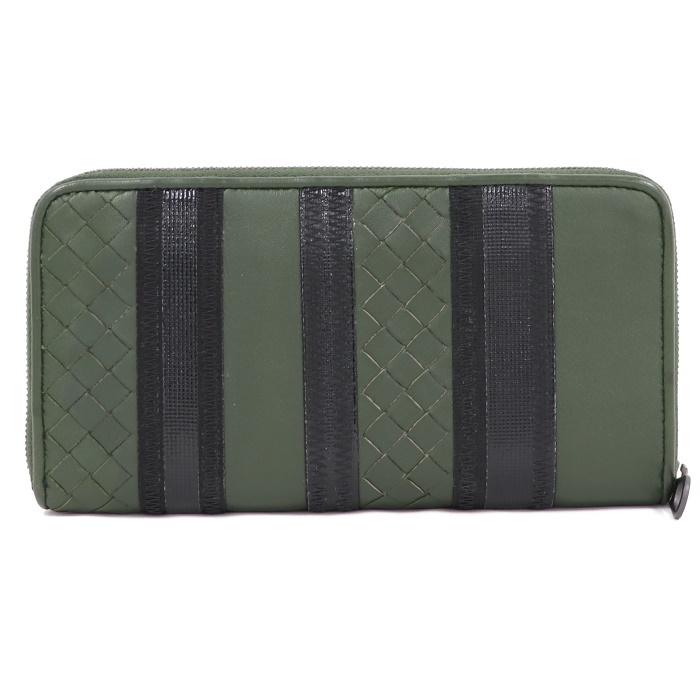 BOTTEGA VENETA 【中古】ボッテガ ヴェネタ ラウンドファスナー長財布  