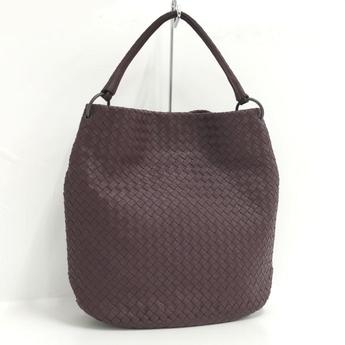 中古】BOTTEGA VENETA ワンショルダーバッグ バケツ型 イントレ 