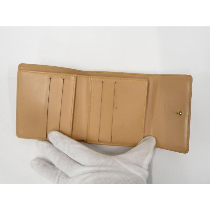 中古】ルイヴィトン ポルトモネ ビエ カルトクレディ Wホック 三つ折り 