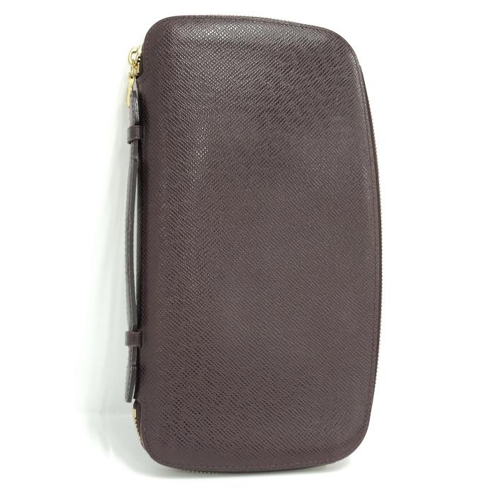 中古】LOUIS VUITTON タイガ オーガナイザー・アトール ラウンド